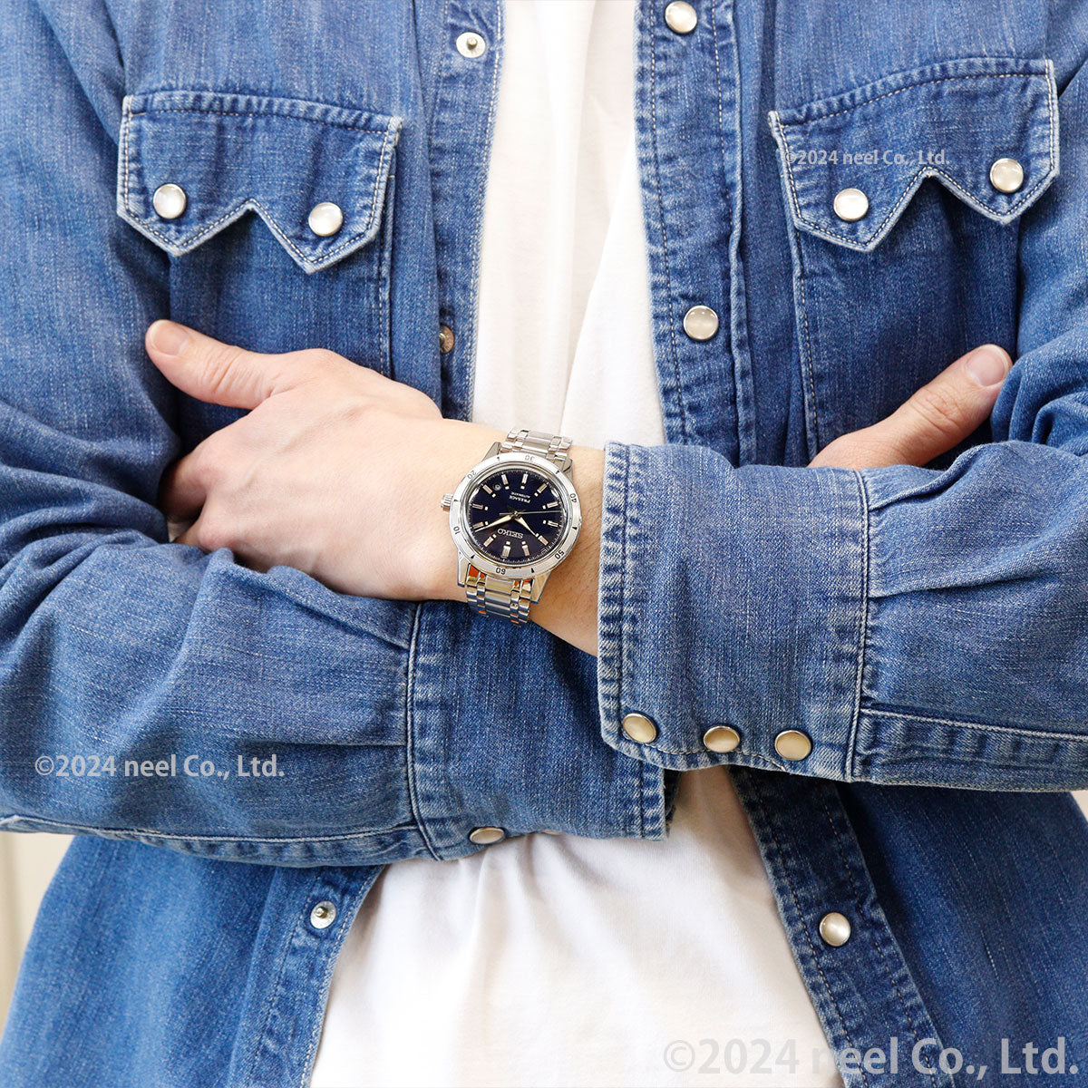 セイコー プレザージュ SEIKO PRESAGE 自動巻き メカニカル 腕時計 メンズ SARY247 Style60's ネイビー【2024 新作】