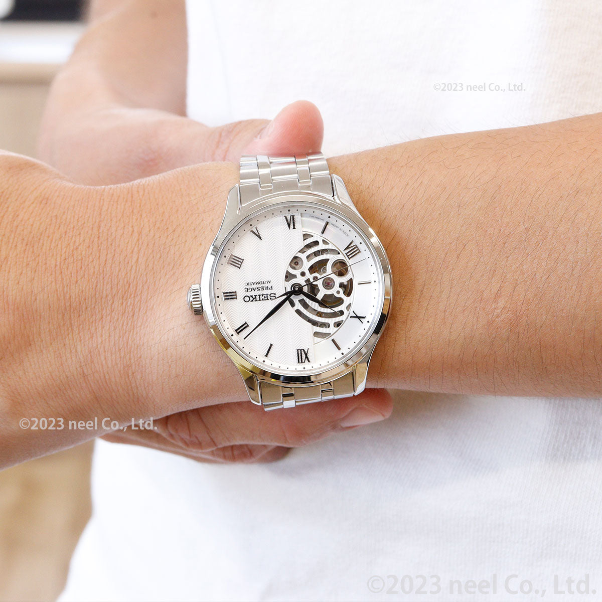 セイコー プレザージュ SEIKO PRESAGE 自動巻き メカニカル 腕時計 メンズ SARY251 Japanese Garden 日本庭園 スケルトンダイヤル【2024 新作】
