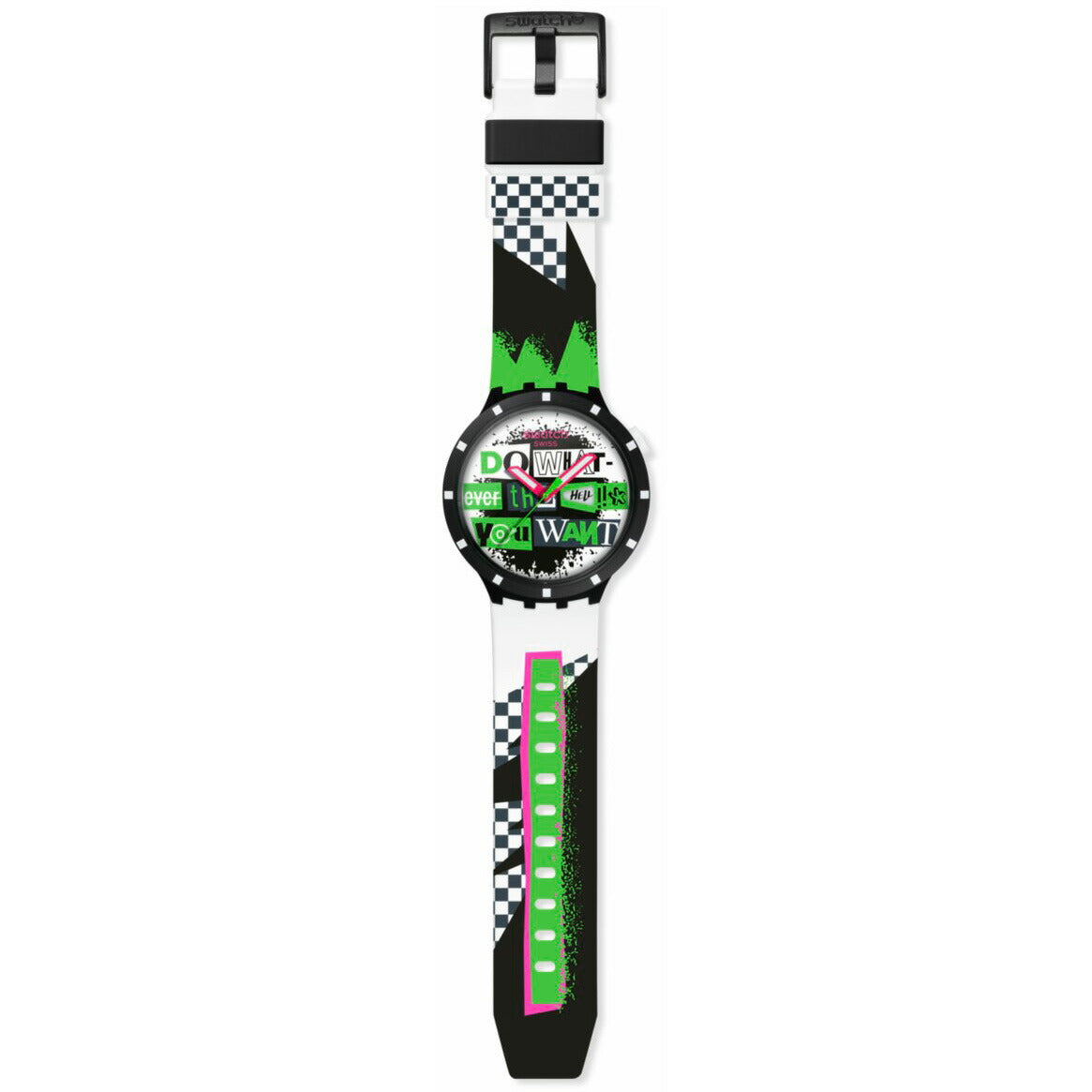 swatch スウォッチ 腕時計 メンズ レディース ビッグボールド BIG BOLD SWATCH NO RULES LASH OUT SB03B701【2025 新作】