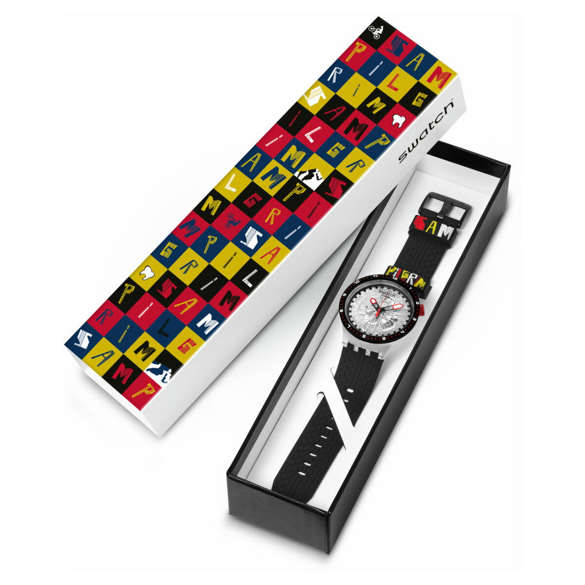 swatch スウォッチ 腕時計 メンズ レディース ビッグボールド BIG BOLD THE PILGRIM - TREAD ON IT SB05K103