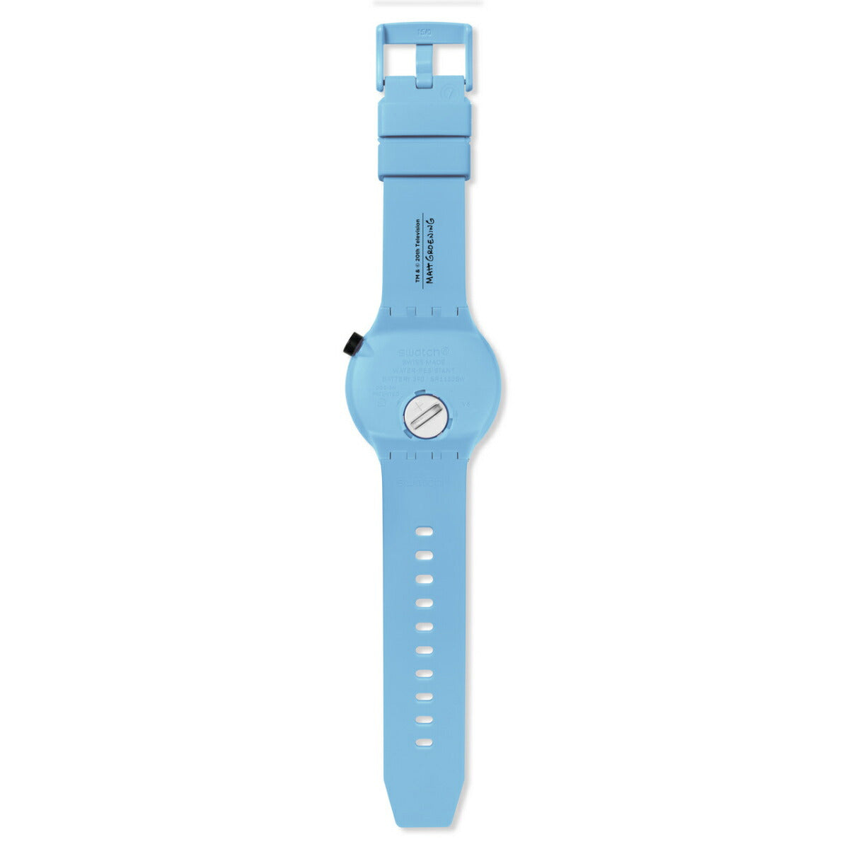 swatch スウォッチ ザ・シンプソンズ コラボモデル THE SIMPSIONS BEST. DAD. EVER. 腕時計 メンズ レディース SB05Z100【2024 新作】