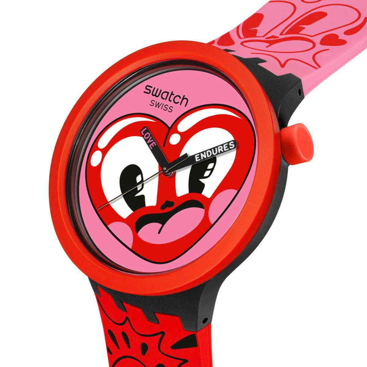 swatch スウォッチ 腕時計 メンズ レディース ビッグボールド BIG BOLD HATTIE'S HEART SB05Z103