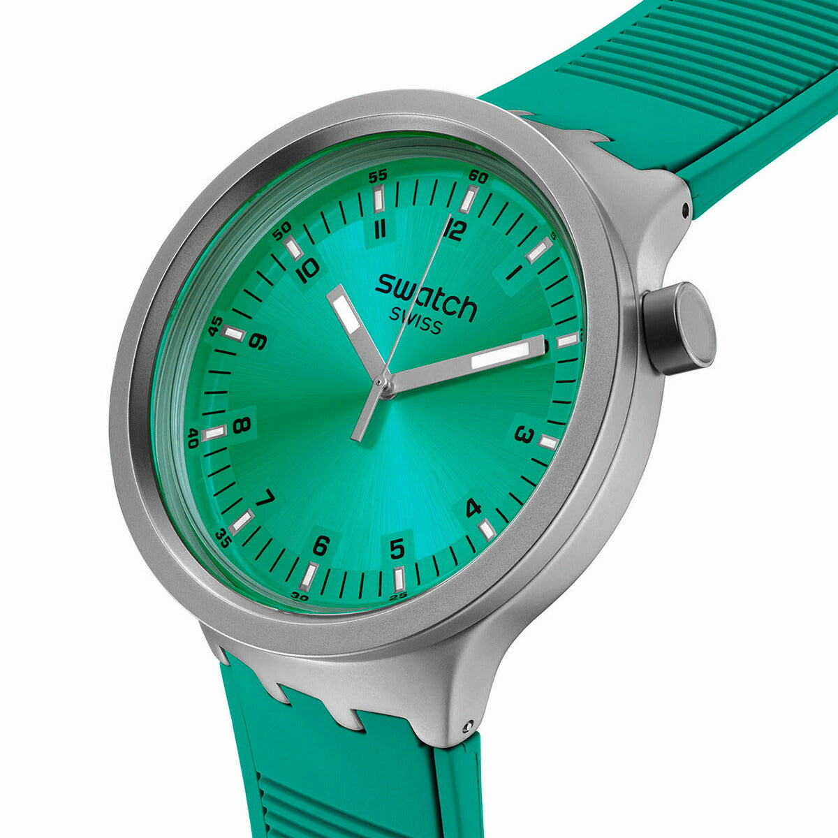 swatch スウォッチ 腕時計 メンズ レディース ビッグボールド アイロニー BIG BOLD IRONY AQUA SHIMMER SB07S100【2025 新作】