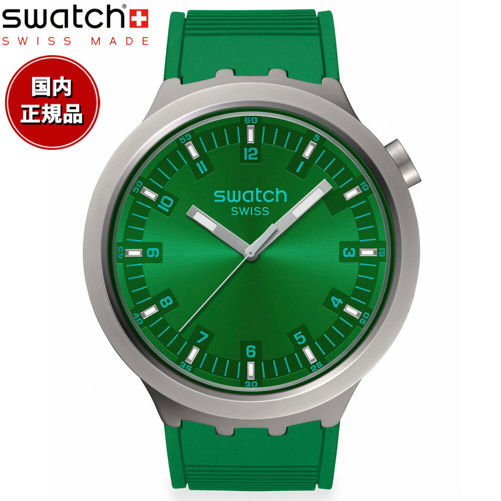 swatch スウォッチ 腕時計 メンズ レディース ビッグボールド BIG BOLD FOREST FACE SB07S101