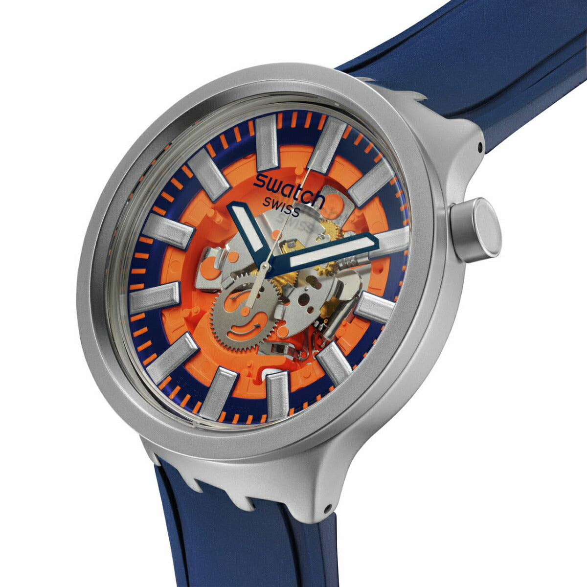 swatch スウォッチ ビッグボールド BIG BOLD ORANGE IN THE WORKS 腕時計 メンズ レディース SB07S114【2024 新作】
