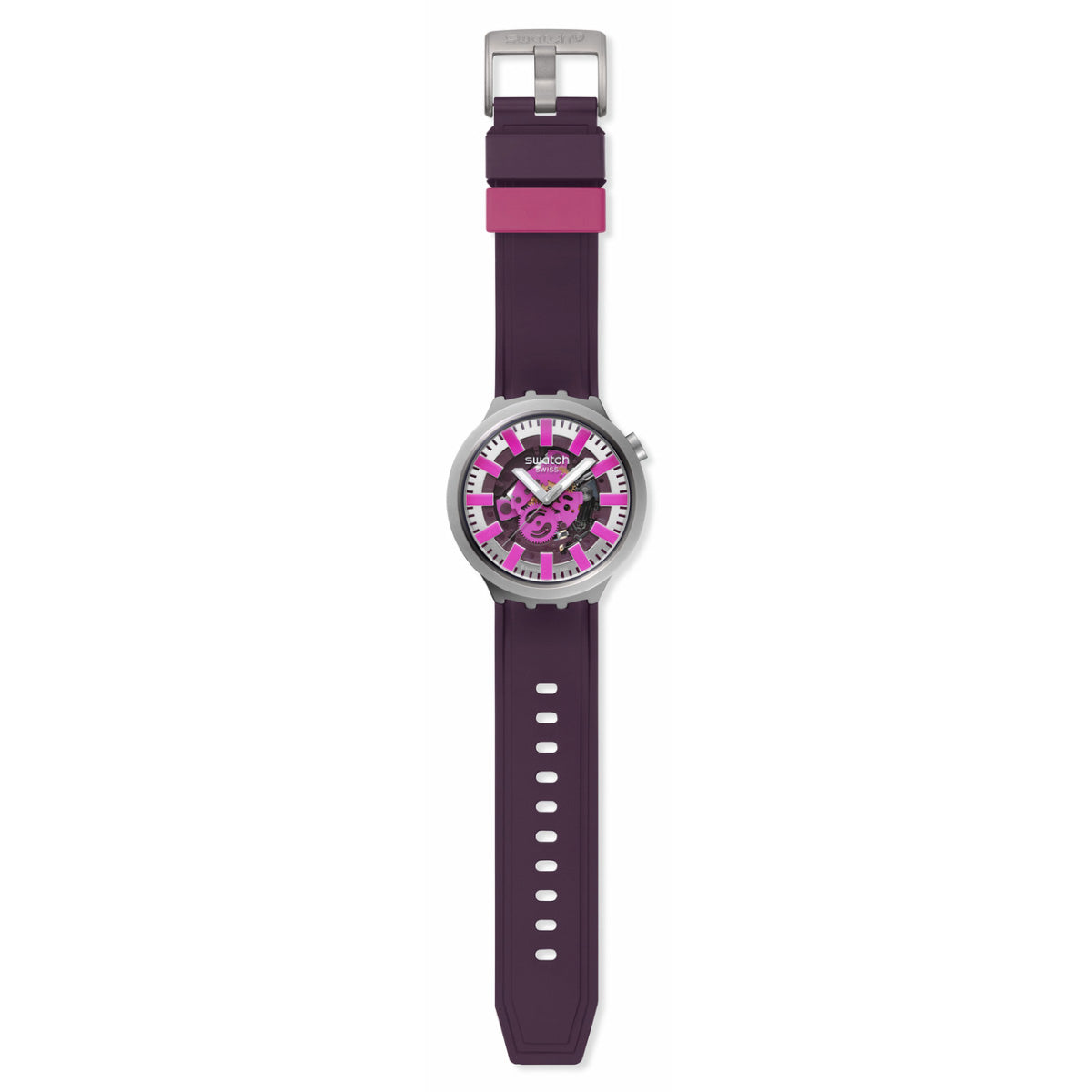 swatch スウォッチ 腕時計 メンズ レディース ビッグボールド BIG BOLD AUDACIOUS ACAI SB07S120【2024 新作】