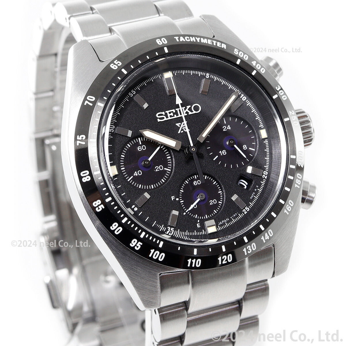 セイコー プロスペックス SBDL091 SPEEDTIMER スピードタイマー ソーラー クロノグラフ メンズ 腕時計 ブラック 日本製 SEIKO PROSPEX
