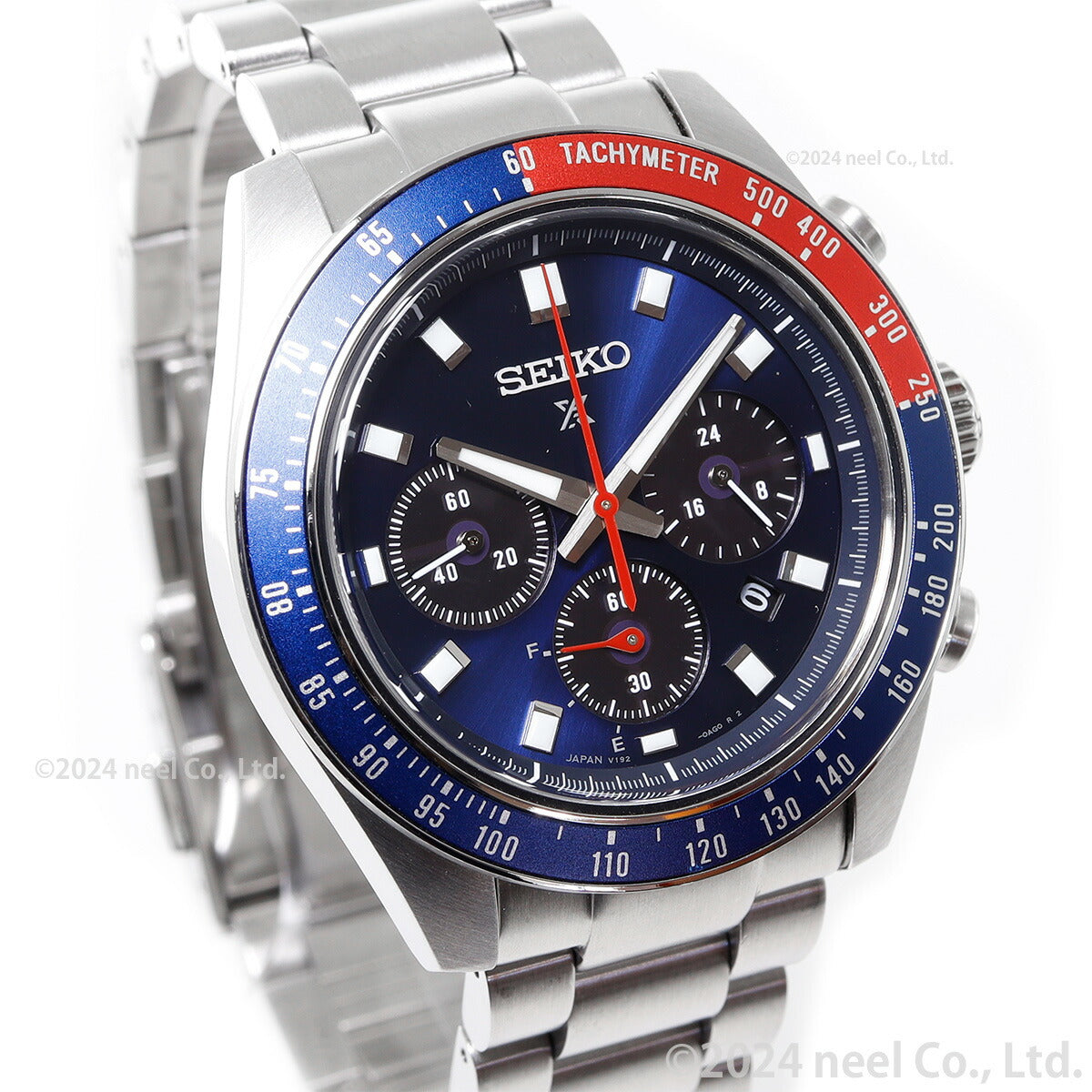 セイコー プロスペックス SBDL097 SPEEDTIMER スピードタイマー ソーラー クロノグラフ メンズ 腕時計 ペプシ 日本製 SEIKO PROSPEX