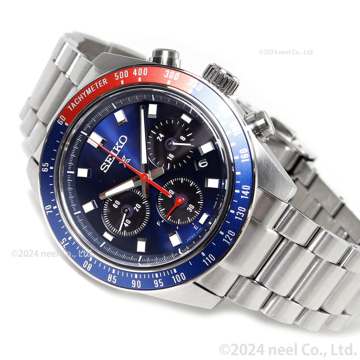 セイコー プロスペックス SBDL097 SPEEDTIMER スピードタイマー ソーラー クロノグラフ メンズ 腕時計 ペプシ 日本製 SEIKO PROSPEX
