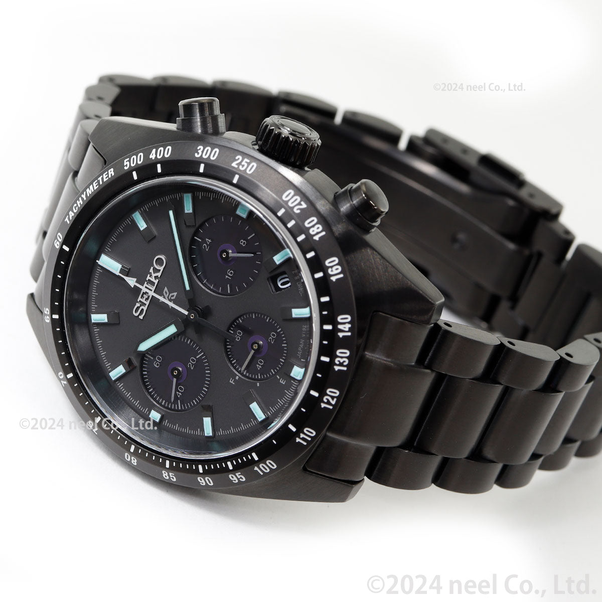 セイコー プロスペックス SBDL103 スピードタイマー ソーラー クロノグラフ メンズ 腕時計 オールブラック 日本製 SEIKO PROSPEX SPEEDTIMER