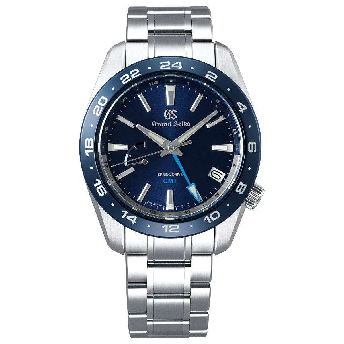グランドセイコー SBGE255 スプリングドライブ GMT メンズ 腕時計 GRAND SEIKO ブルー【正規品】【60回分割手数料無料!】