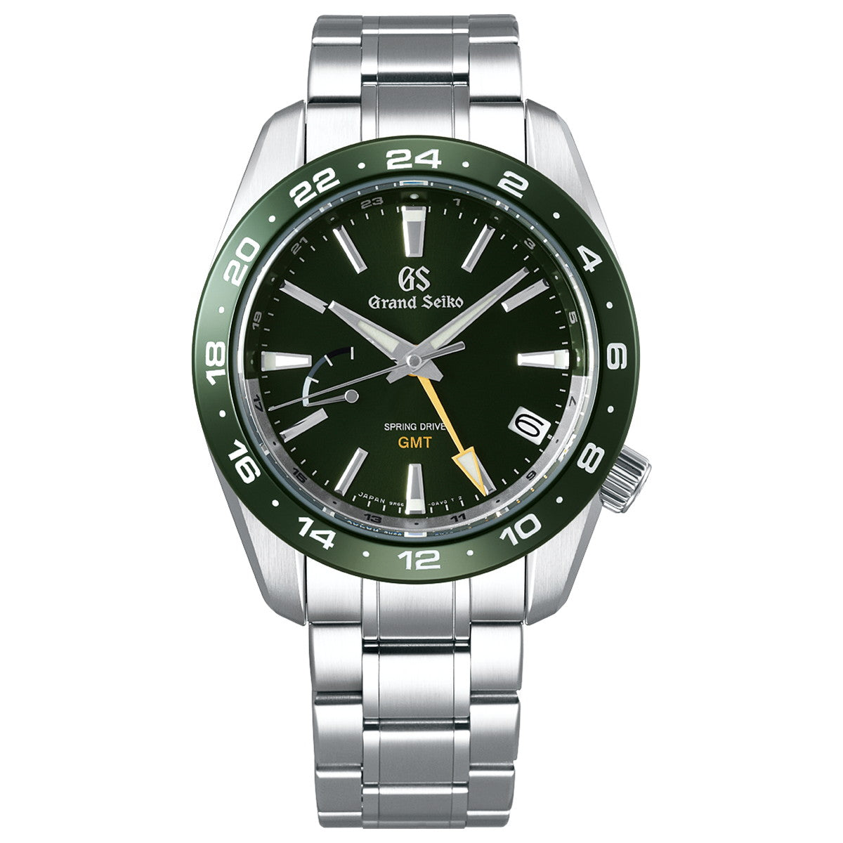 グランドセイコー SBGE257 スプリングドライブ GMT メンズ 腕時計 GRAND SEIKO グリーン【正規品】【60回分割手数料無料!】