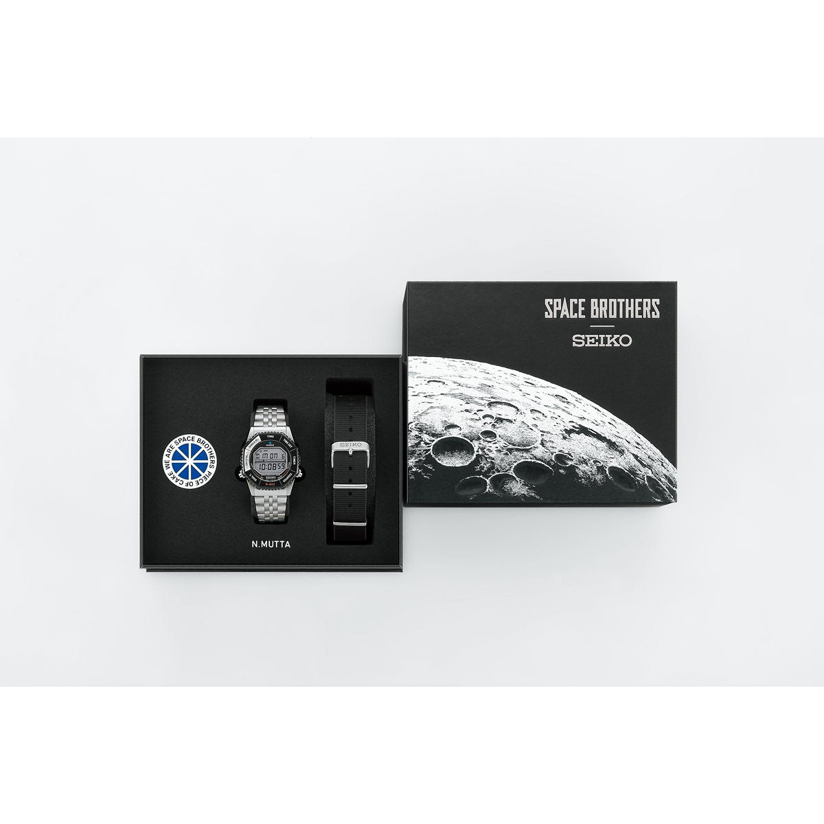 セイコー セレクション SEIKO SELECTION Sシリーズ INTERNATIONAL LINE 宇宙兄弟コラボ 限定 ムッタ デジタル 腕時計 SBJG023 シルバー【2025 新作】