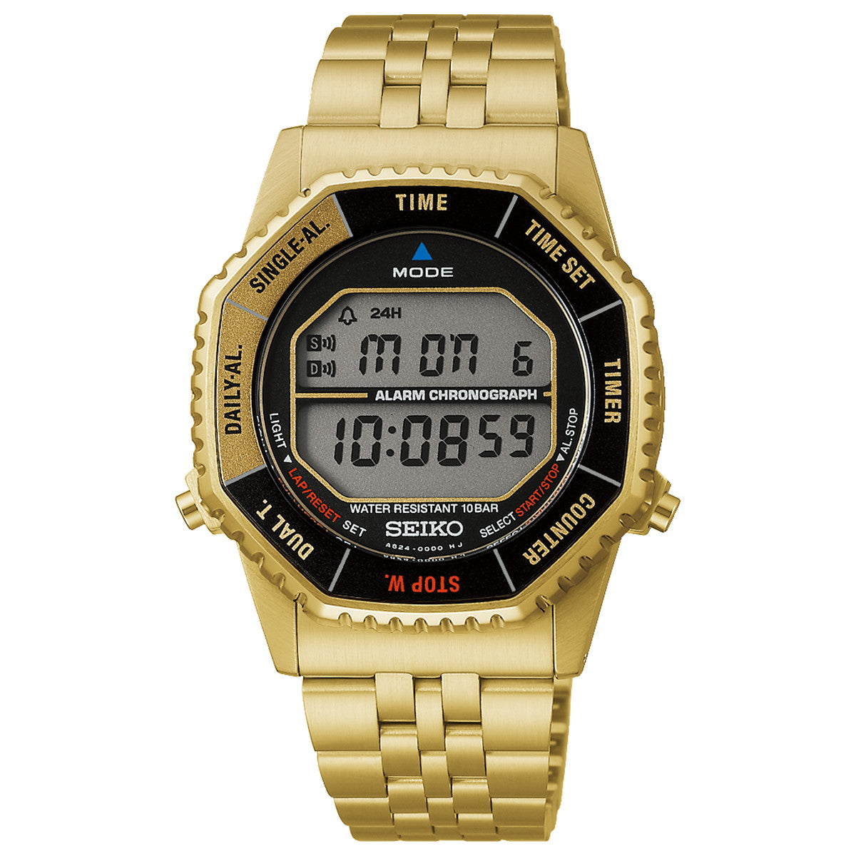 セイコー セレクション SEIKO SELECTION Sシリーズ INTERNATIONAL LINE 宇宙兄弟コラボ 限定 ヒビト デジタル 腕時計 SBJG024 ゴールド【2025 新作】