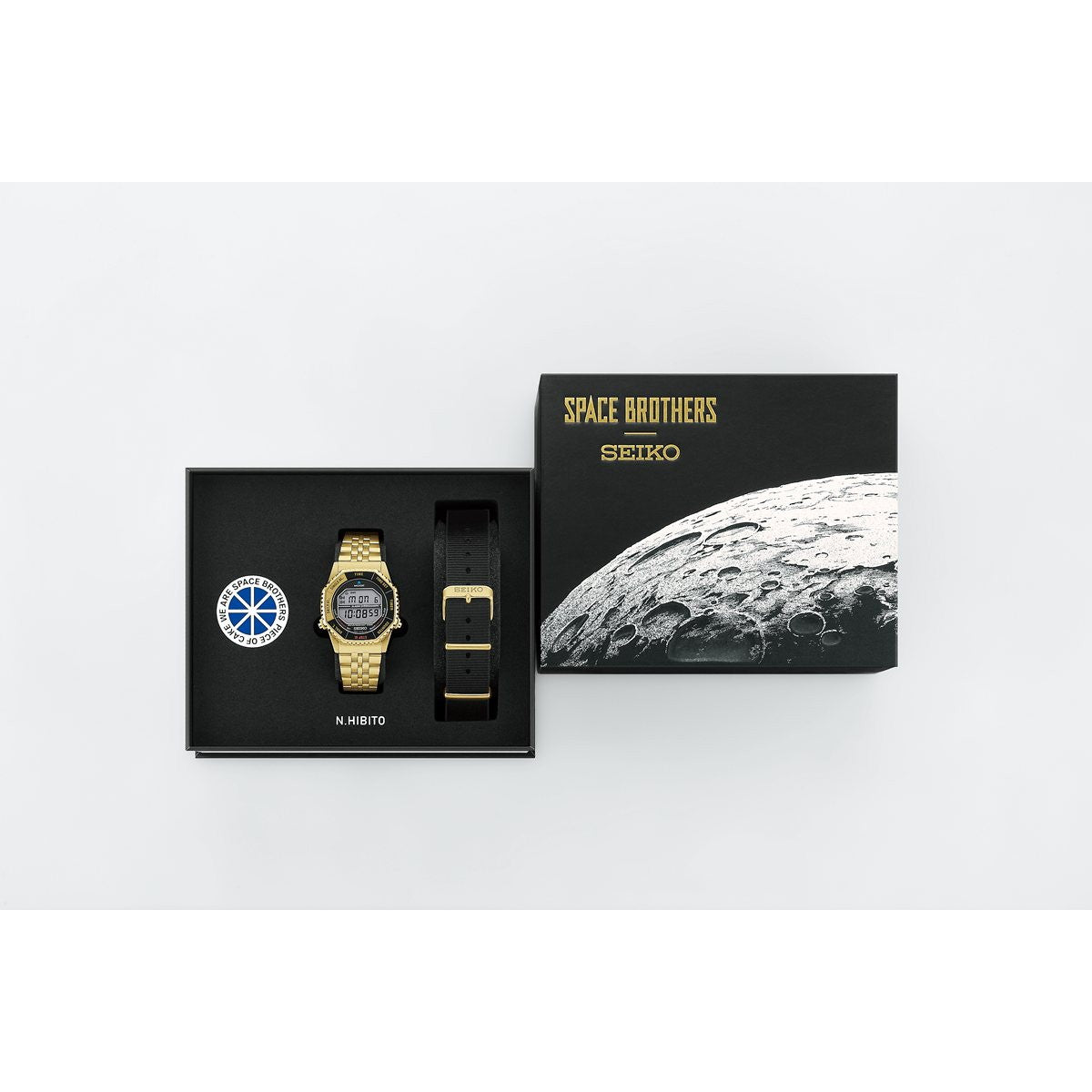 セイコー セレクション SEIKO SELECTION Sシリーズ INTERNATIONAL LINE 宇宙兄弟コラボ 限定 ヒビト デジタル 腕時計 SBJG024 ゴールド【2025 新作】