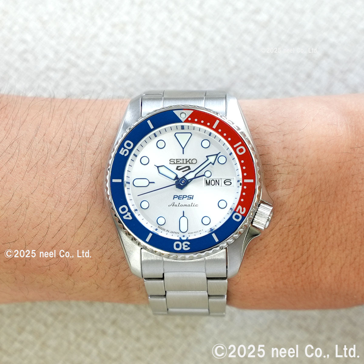 セイコー5 スポーツ SEIKO 5 SPORTS 自動巻き メカニカル ペプシ PEPSI コラボ限定 腕時計 メンズ セイコーファイブ スポーツ SKX Series SBSA319【2025 新作】