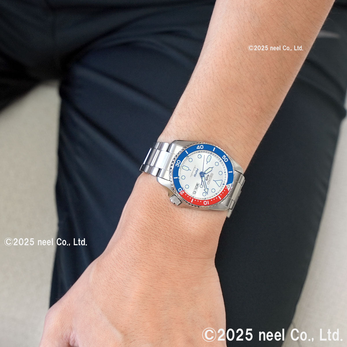 セイコー5 スポーツ SEIKO 5 SPORTS 自動巻き メカニカル ペプシ PEPSI コラボ限定 腕時計 メンズ セイコーファイブ スポーツ SKX Series SBSA319【2025 新作】