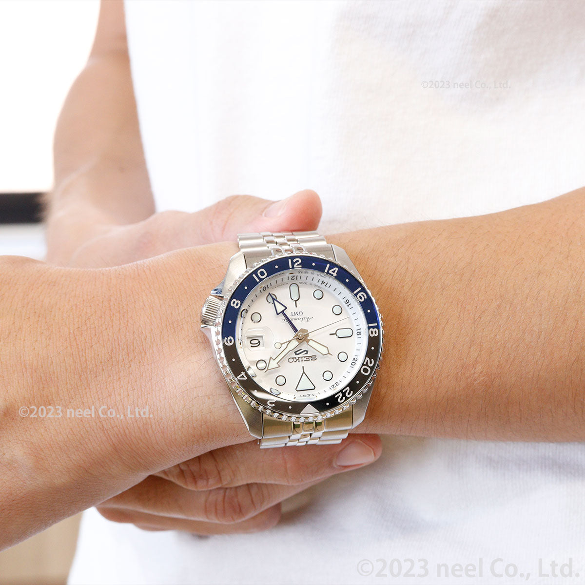 セイコー5 スポーツ SEIKO 5 SPORTS 自動巻き メカニカル 腕時計 メンズ セイコーファイブ スポーツ SKX GMT SBSC017【2024 新作】
