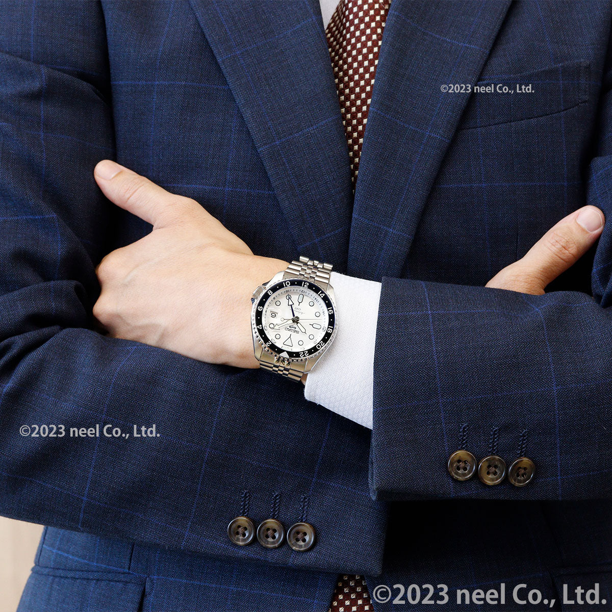 セイコー5 スポーツ SEIKO 5 SPORTS 自動巻き メカニカル 腕時計 メンズ セイコーファイブ スポーツ SKX GMT SBSC017【2024 新作】