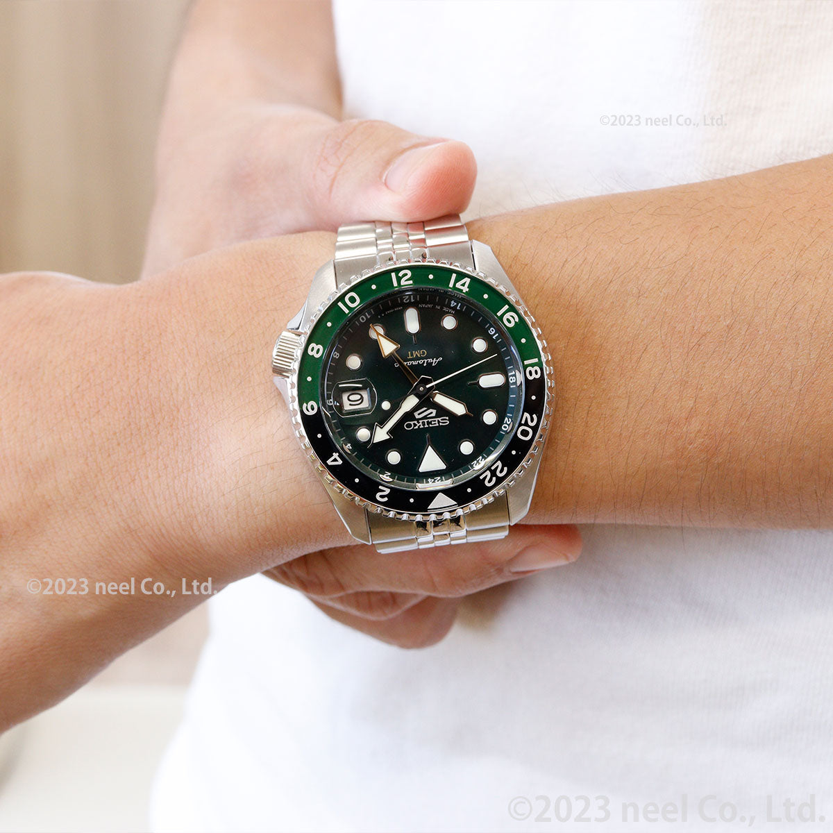 セイコー5 スポーツ SEIKO 5 SPORTS 自動巻き メカニカル 腕時計 メンズ セイコーファイブ スポーツ SKX GMT SBSC019【2024 新作】