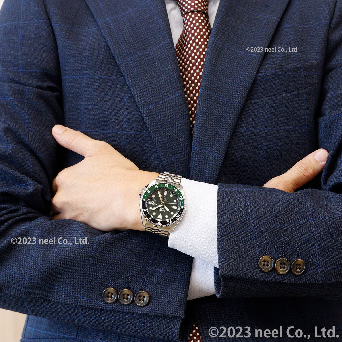 セイコー5 スポーツ SEIKO 5 SPORTS 自動巻き メカニカル 腕時計 メンズ セイコーファイブ スポーツ SKX GMT SBSC019【2024 新作】