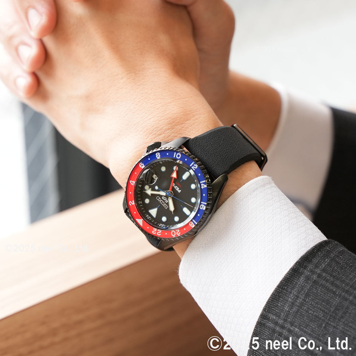 セイコー5 スポーツ SEIKO 5 SPORTS 自動巻き メカニカル ペプシ PEPSI コラボ限定 腕時計 メンズ セイコーファイブ スポーツ SKX Series SBSC023【2025 新作】