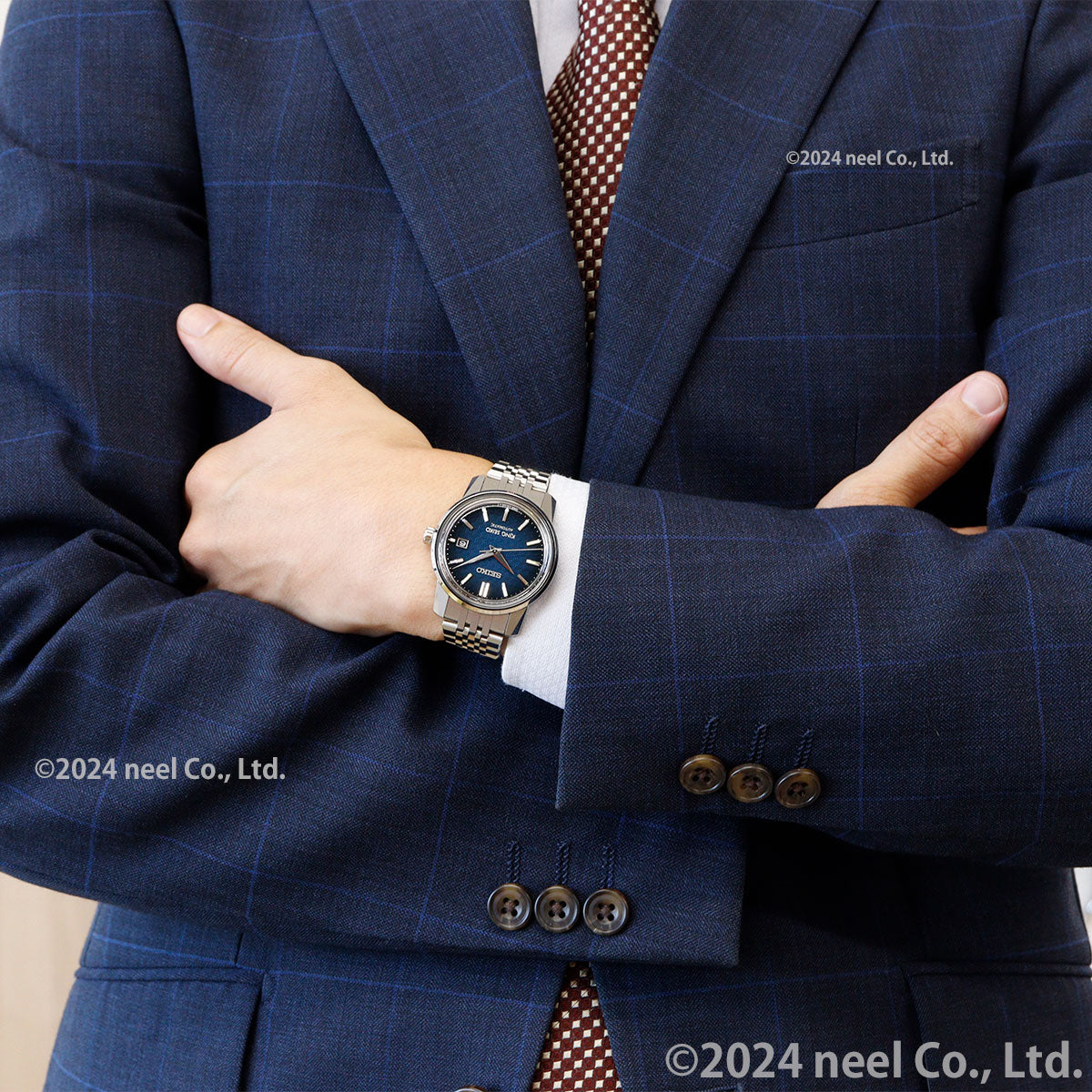 キングセイコー KING SEIKO 自動巻き メカニカル 腕時計 メンズ KSK 6L SDKA013 浮世絵 歌川広重 『深川万年橋』モチーフ 隅田川イメージ【2024 新作】