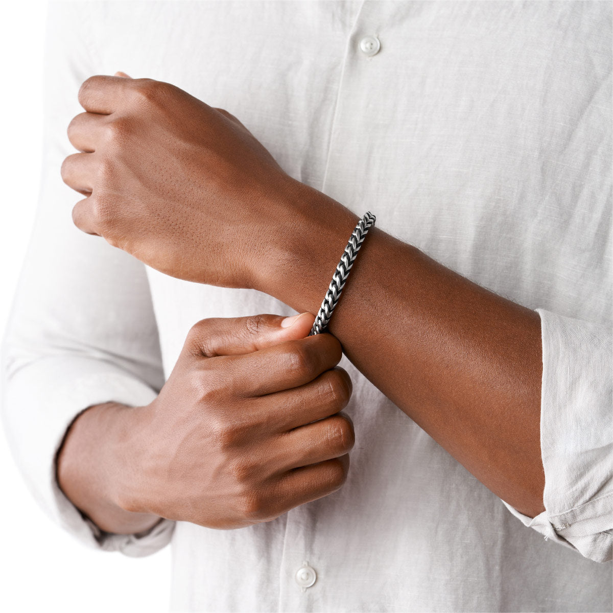 スカーゲン SKAGEN Hulsten アクセサリー ブレスレット シルバートーン メンズ SKJM0170040