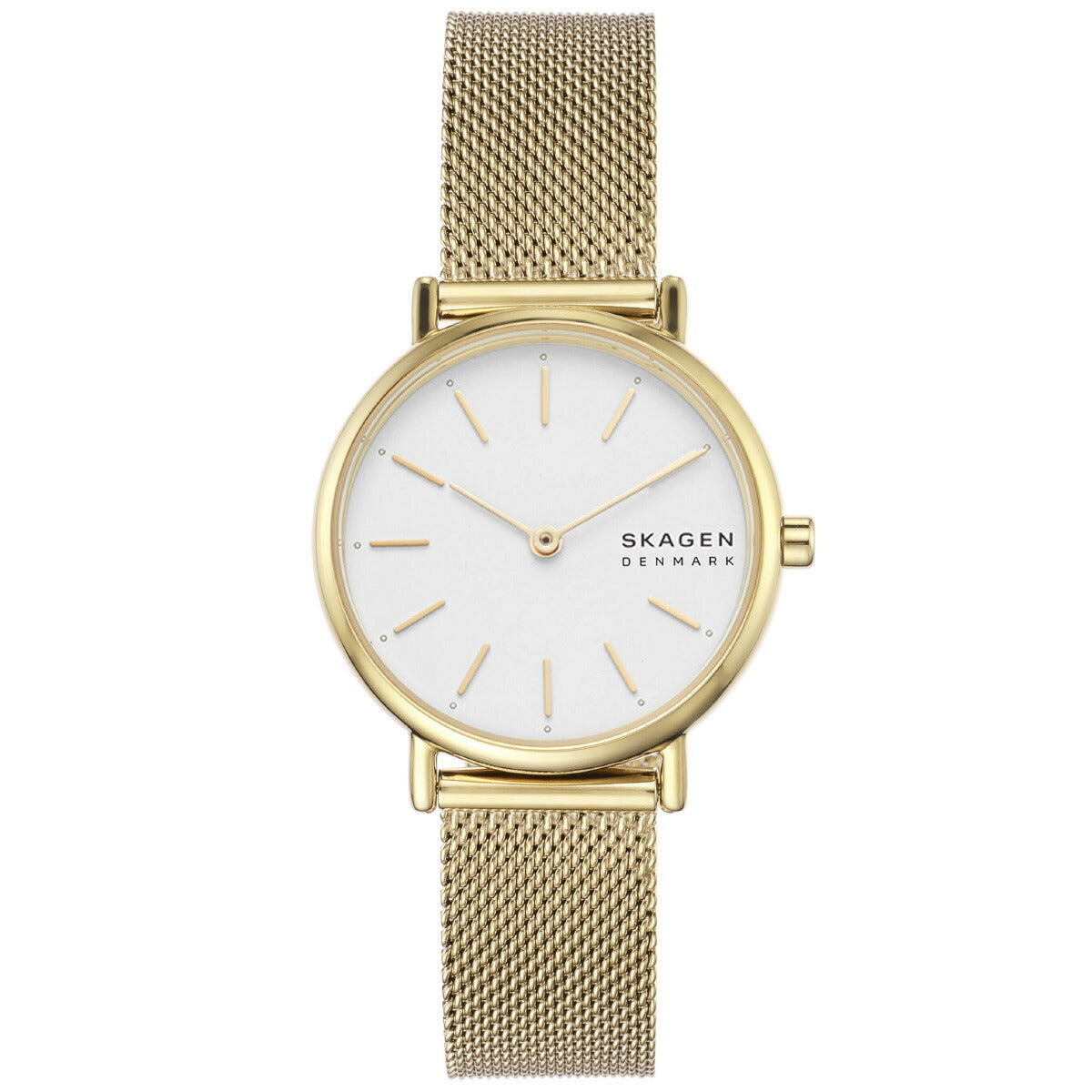 スカーゲン SKAGEN 腕時計 レディース SIGNATUR LILLE SLIM ゴールドトーン スチールメッシュウォッチ SKW2693