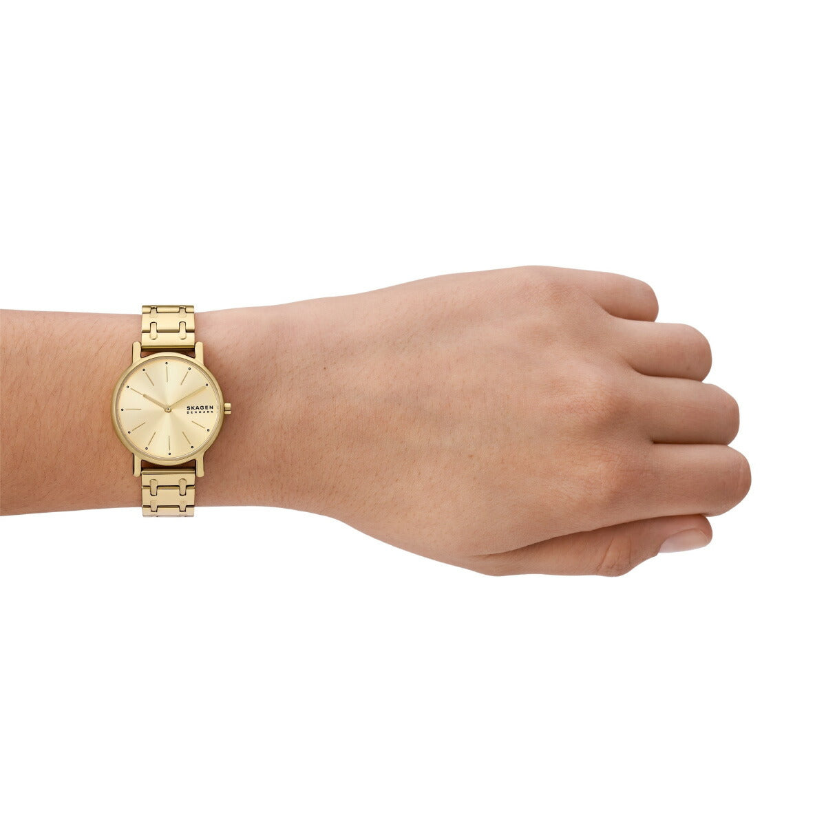 スカーゲン SKAGEN 腕時計 レディース SIGNATUR LILLE 三針 ゴールドトーン ステンレススチール ブレスレットウォッチ SKW3124