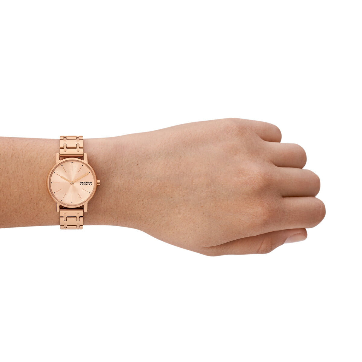 スカーゲン SKAGEN 腕時計 レディース SIGNATUR LILLE 二針 ローズゴールドトーン ステンレススチール ブレスレットウォッチ SKW3125