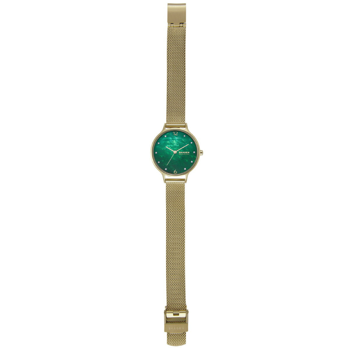 スカーゲン SKAGEN 腕時計 レディース ANITA LILLE 三針 ゴールドトーン ステンレススチール メッシュウォッチ SKW3145
