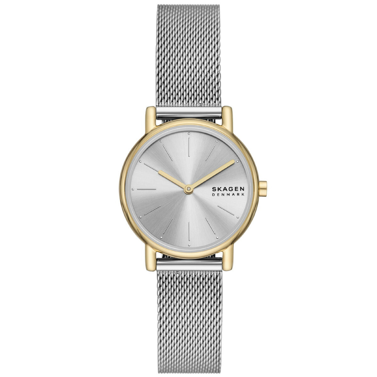 スカーゲン SKAGEN 腕時計 レディース SIGNATUR LILLE 二針 シルバートーン ステンレススチールメッシュウォッチ&ブレスレットセット SKW3153SET