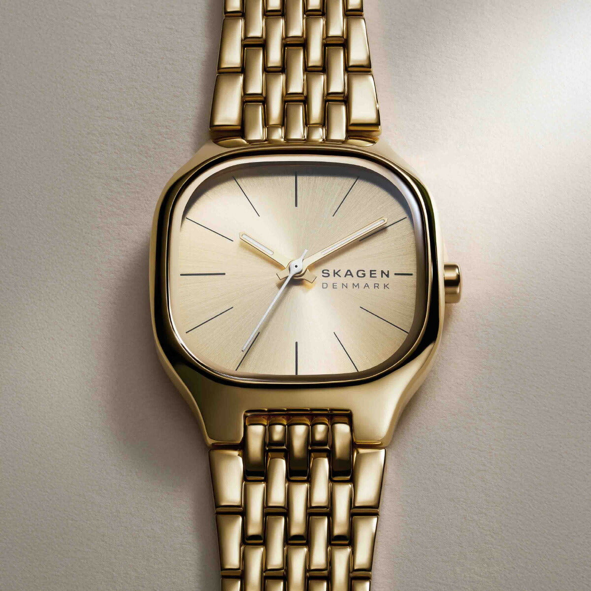 スカーゲン SKAGEN 腕時計 レディース MELLEM LILLE 三針 ゴールドトーン ステンレススチールウォッチ SKW3162【2025 新作】