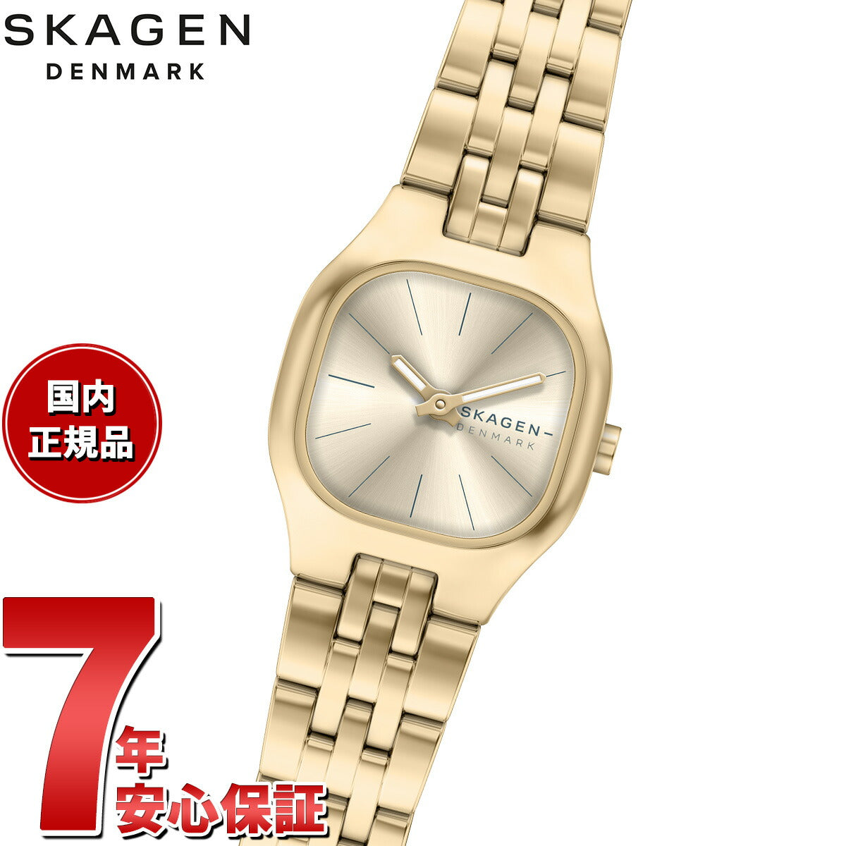 スカーゲン SKAGEN 腕時計 レディース MELLEM MICRO 二針 ゴールド 