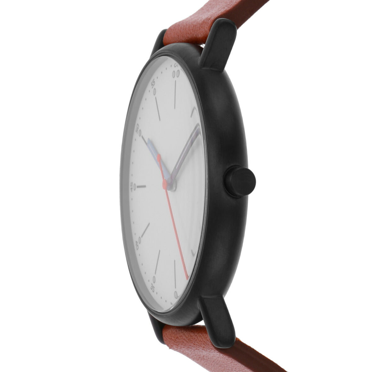 スカーゲン SKAGEN 腕時計 メンズ SIGNATUR ミディアムブラウン レザーウォッチ SKW6374