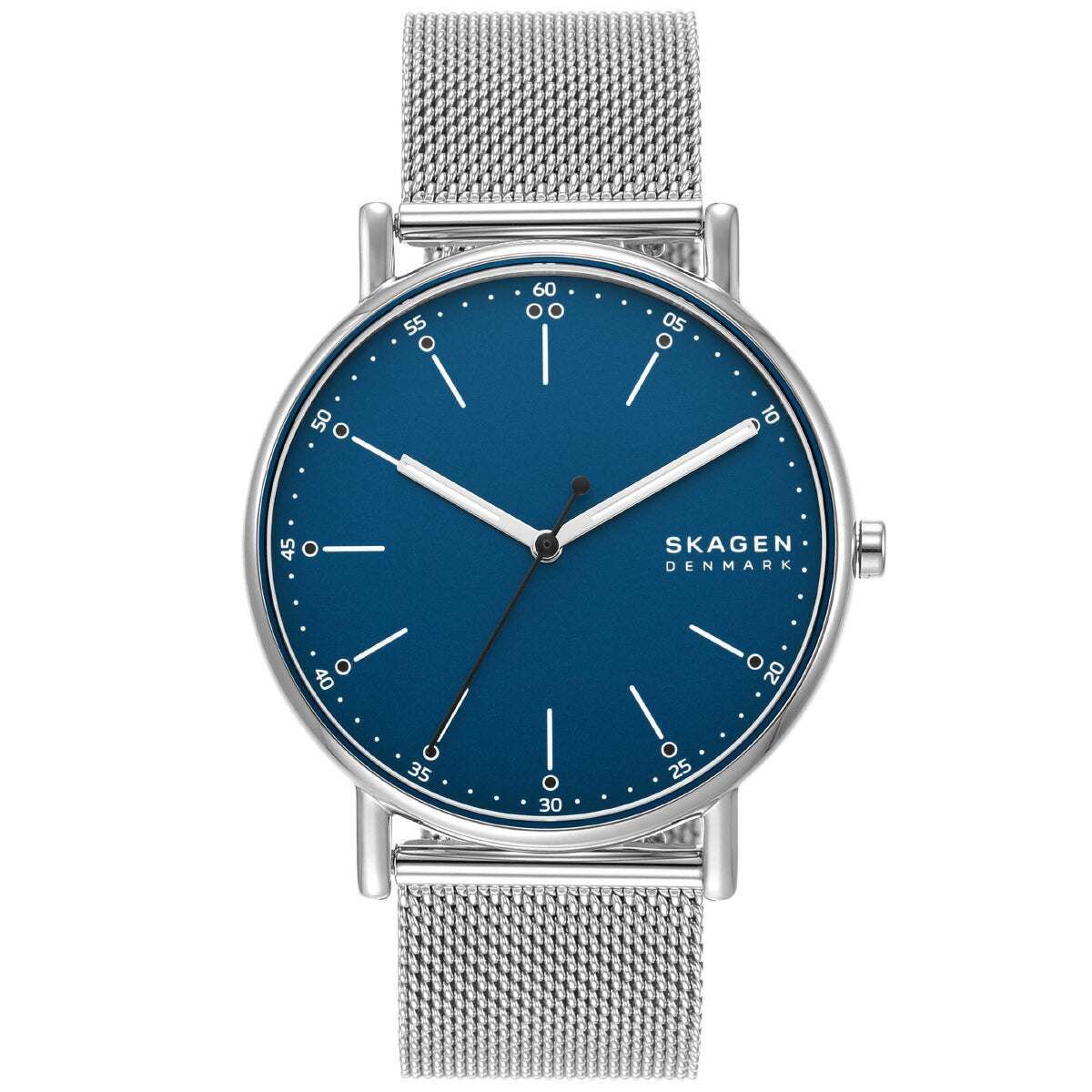 スカーゲン SKAGEN 腕時計 メンズ SIGNATUR 三針 シルバートーン ステンレススチール メッシュウォッチ SKW6904