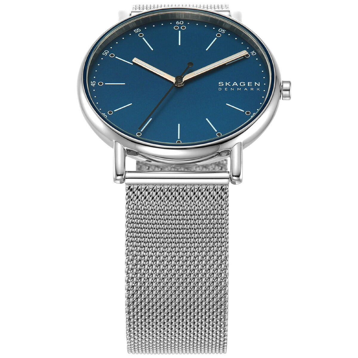 スカーゲン SKAGEN 腕時計 メンズ SIGNATUR 三針 シルバートーン ステンレススチール メッシュウォッチ SKW6904