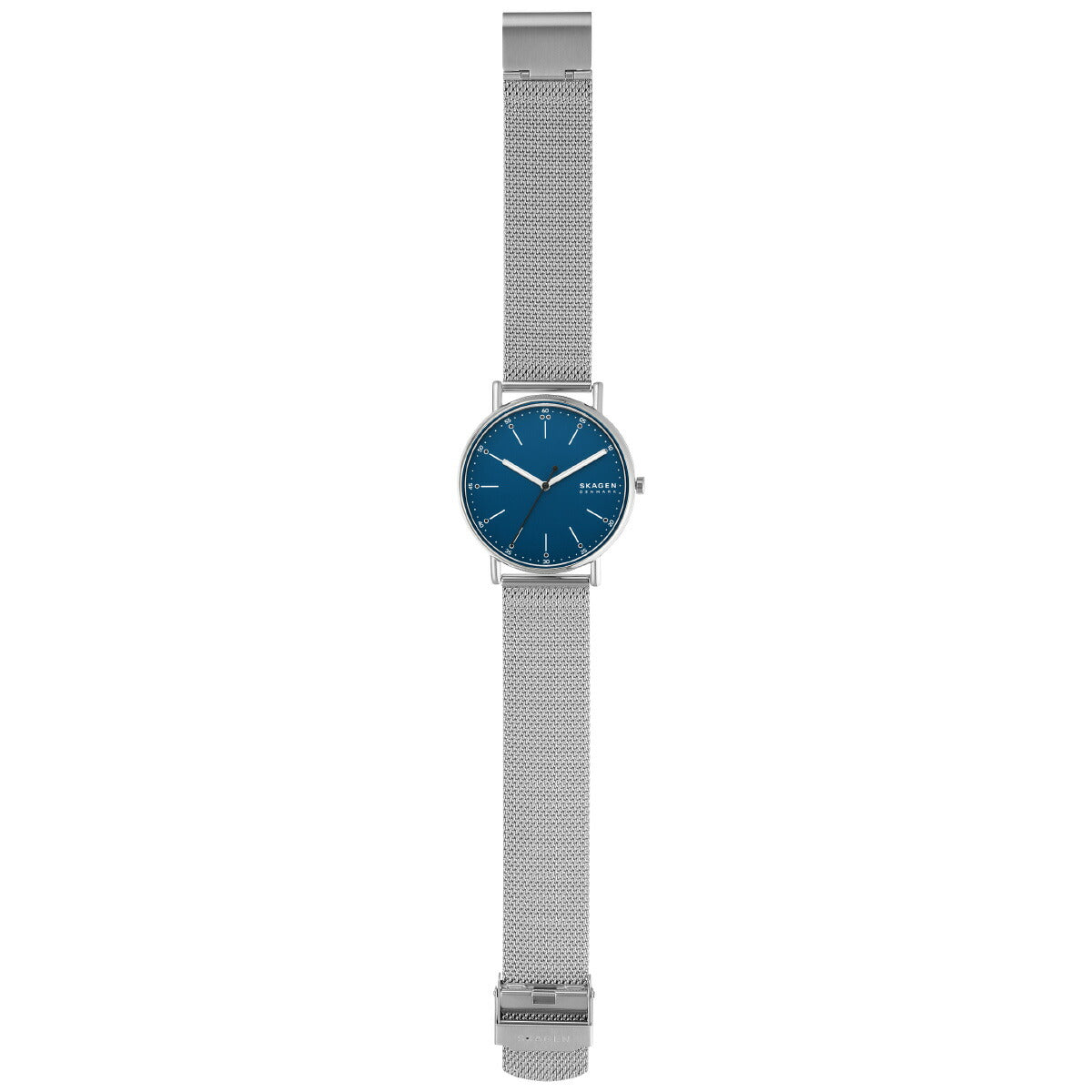 スカーゲン SKAGEN 腕時計 メンズ SIGNATUR 三針 シルバートーン ステンレススチール メッシュウォッチ SKW6904