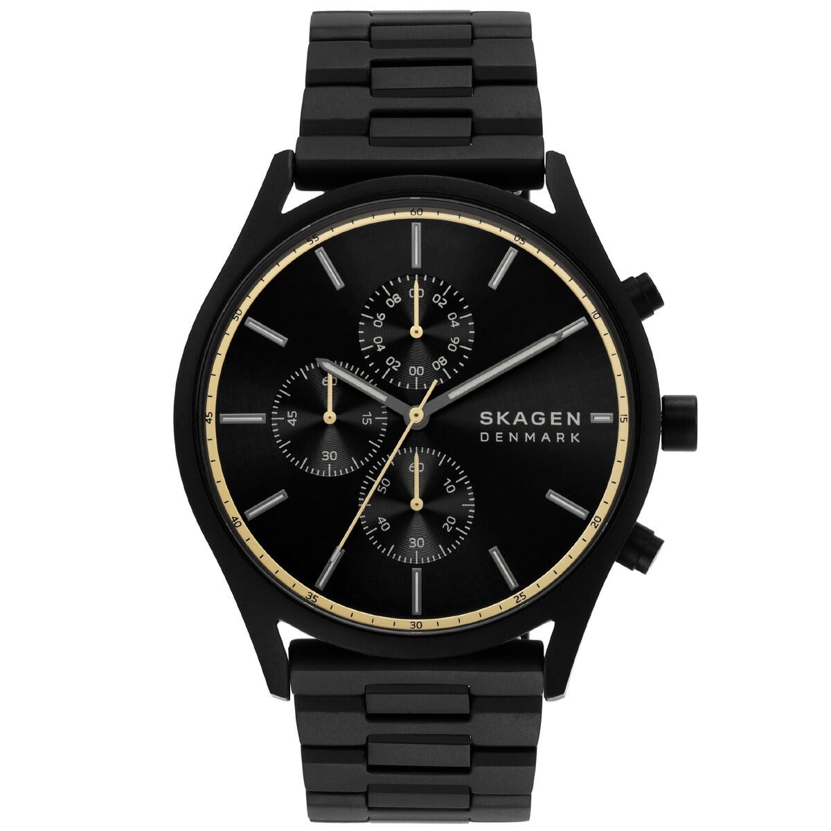 スカーゲン SKAGEN 腕時計 メンズ HOLST ブラックステンレススチール クロノグラフウォッチ SKW6910
