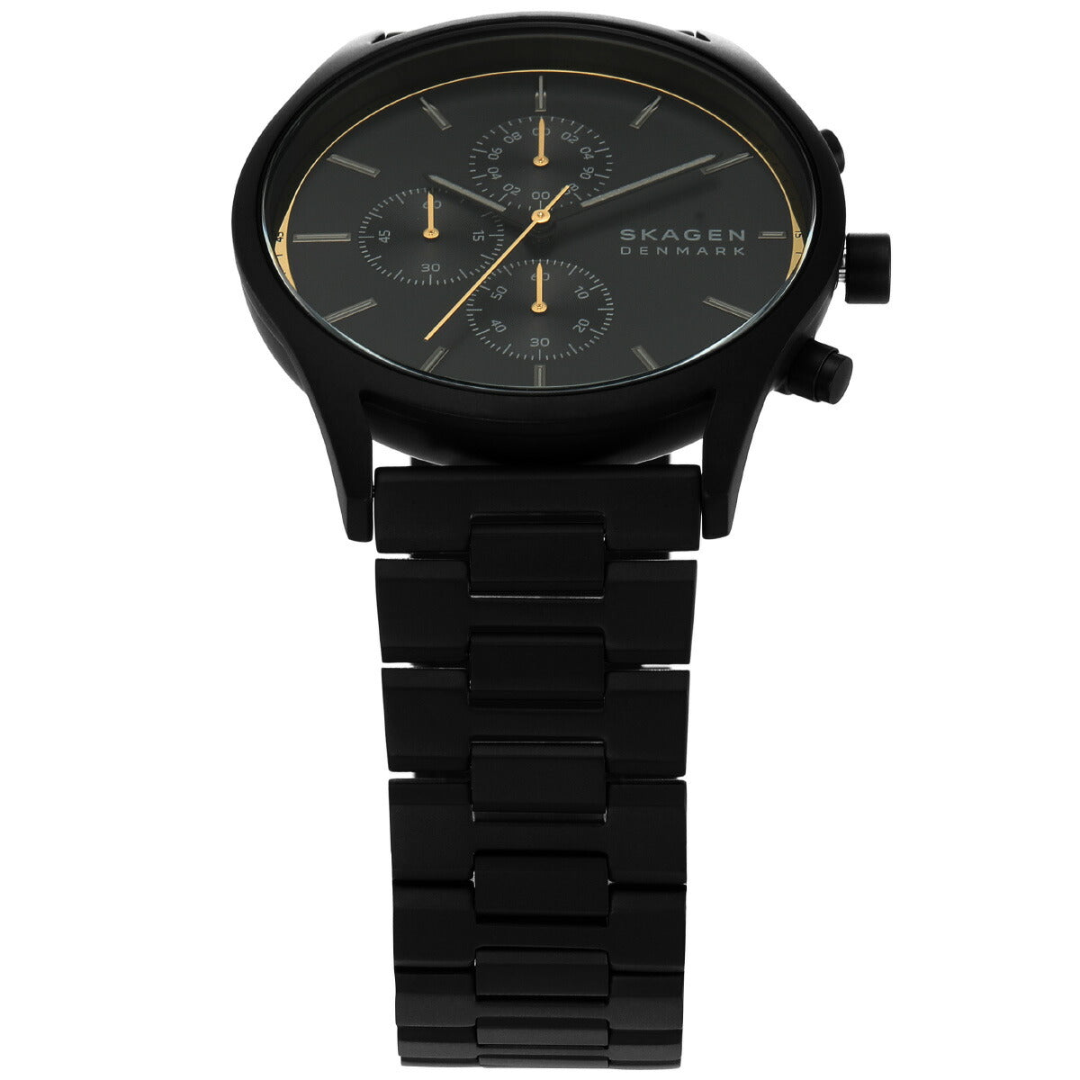 スカーゲン SKAGEN 腕時計 メンズ HOLST ブラックステンレススチール クロノグラフウォッチ SKW6910