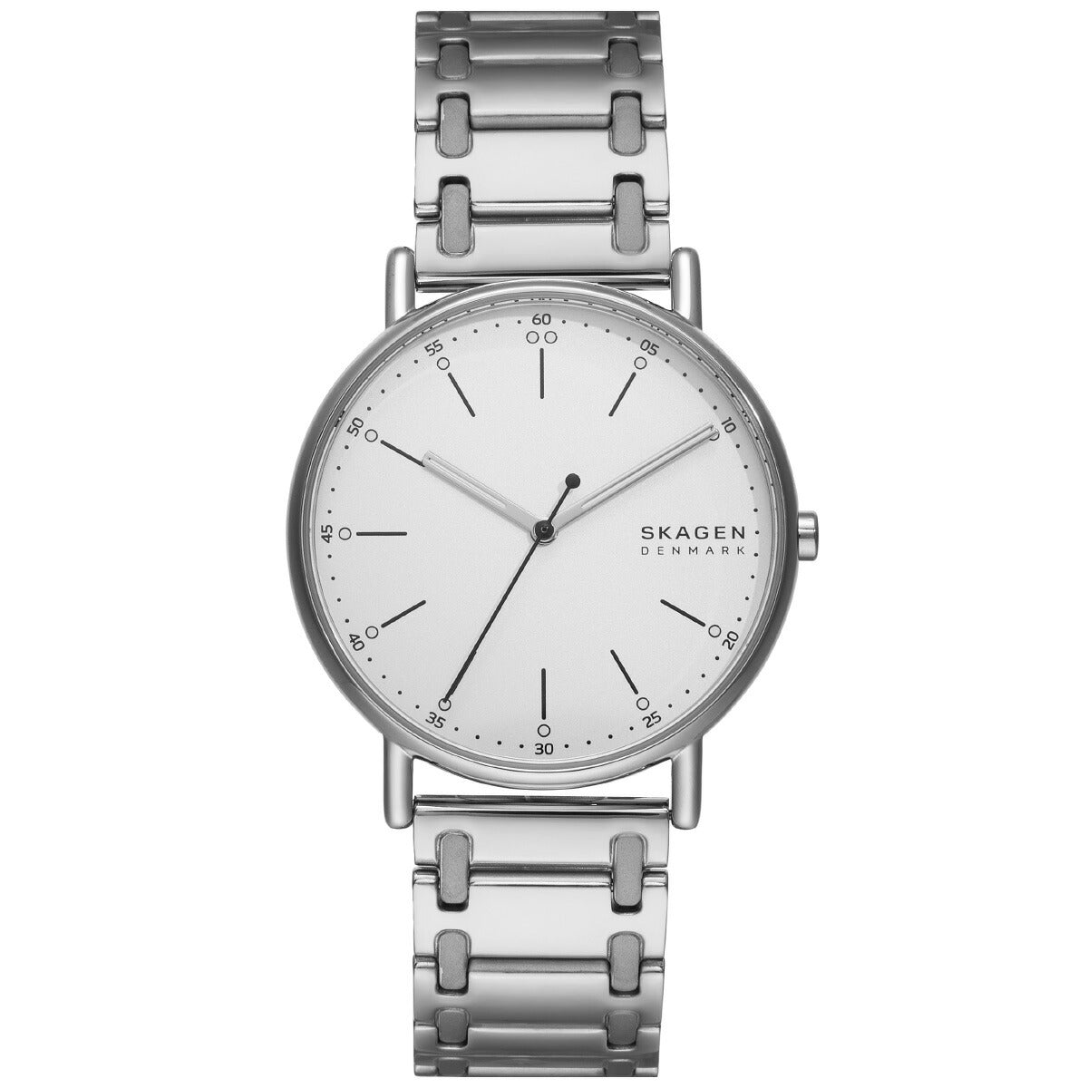 スカーゲン SKAGEN 腕時計 メンズ SIGNATUR 三針 シルバートーン ステンレススチール ブレスレットウォッチ SKW6912