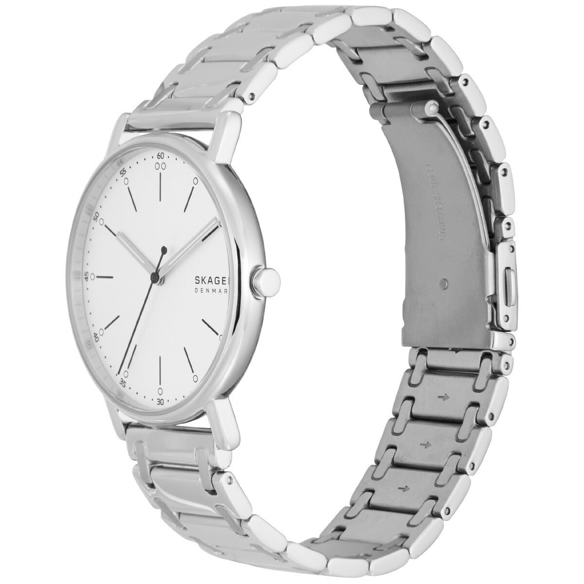 スカーゲン SKAGEN 腕時計 メンズ SIGNATUR 三針 シルバートーン ステンレススチール ブレスレットウォッチ SKW6912
