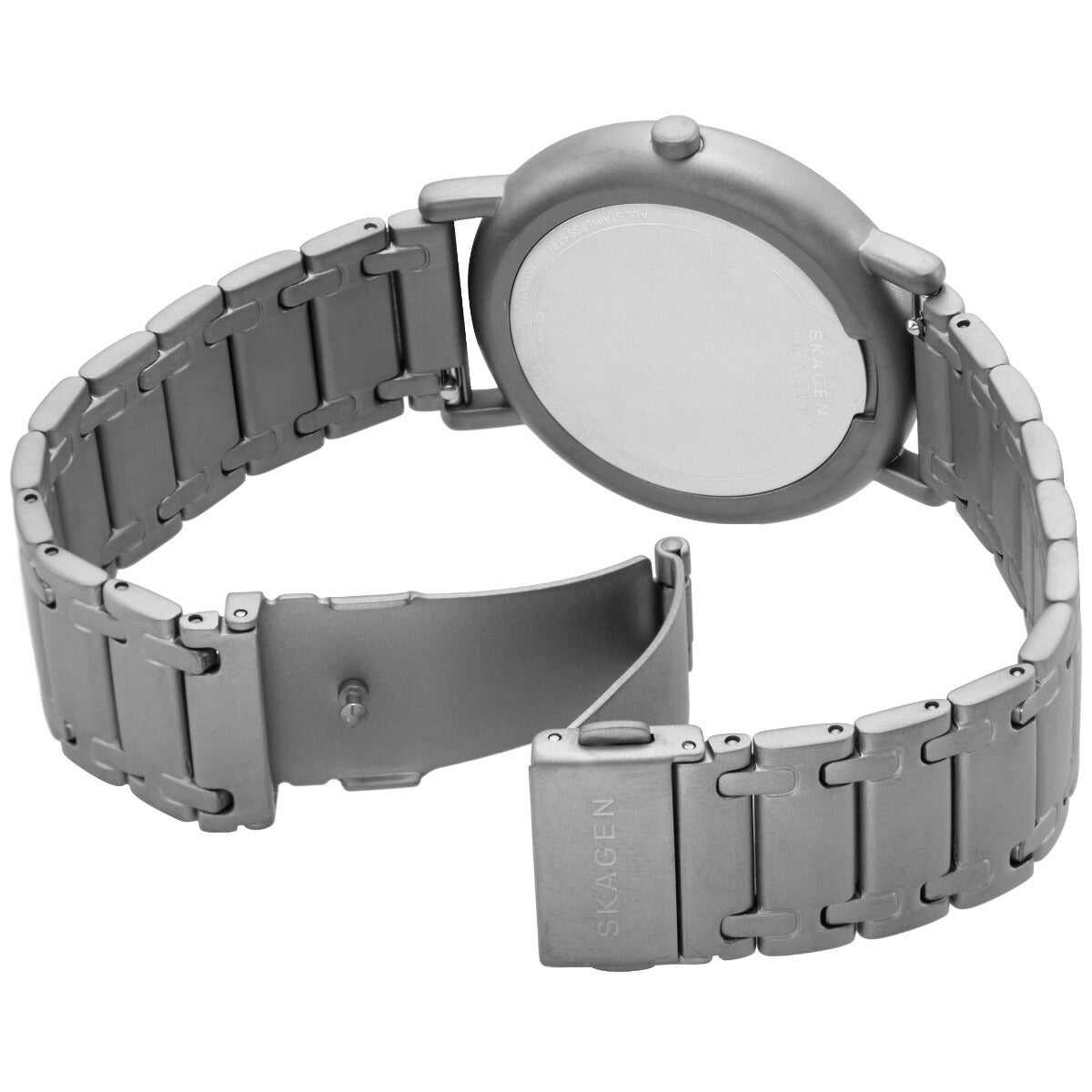 スカーゲン SKAGEN 腕時計 メンズ SIGNATUR 三針 チャコール ステンレススチール ブレスレットウォッチ SKW6913