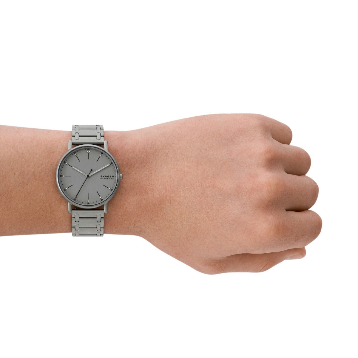 スカーゲン SKAGEN 腕時計 メンズ SIGNATUR 三針 チャコール ステンレススチール ブレスレットウォッチ SKW6913