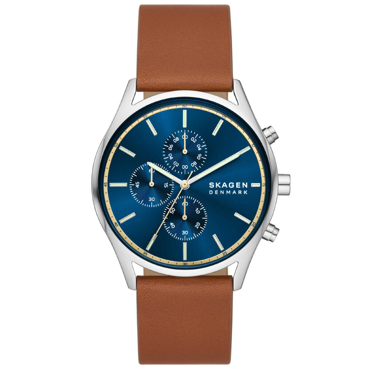 スカーゲン SKAGEN 腕時計 メンズ HOLST クロノグラフ ラゲッジレザーウォッチ SKW6916