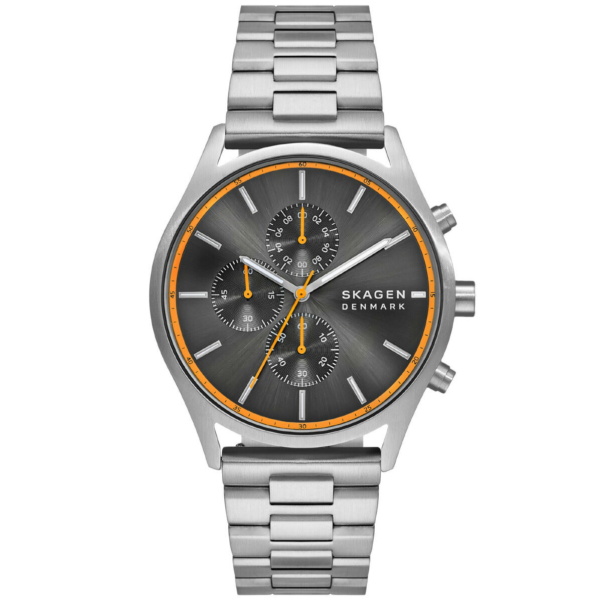 スカーゲン SKAGEN 腕時計 メンズ HOLST クロノグラフ シルバートーン ステンレススチールウォッチ SKW6926