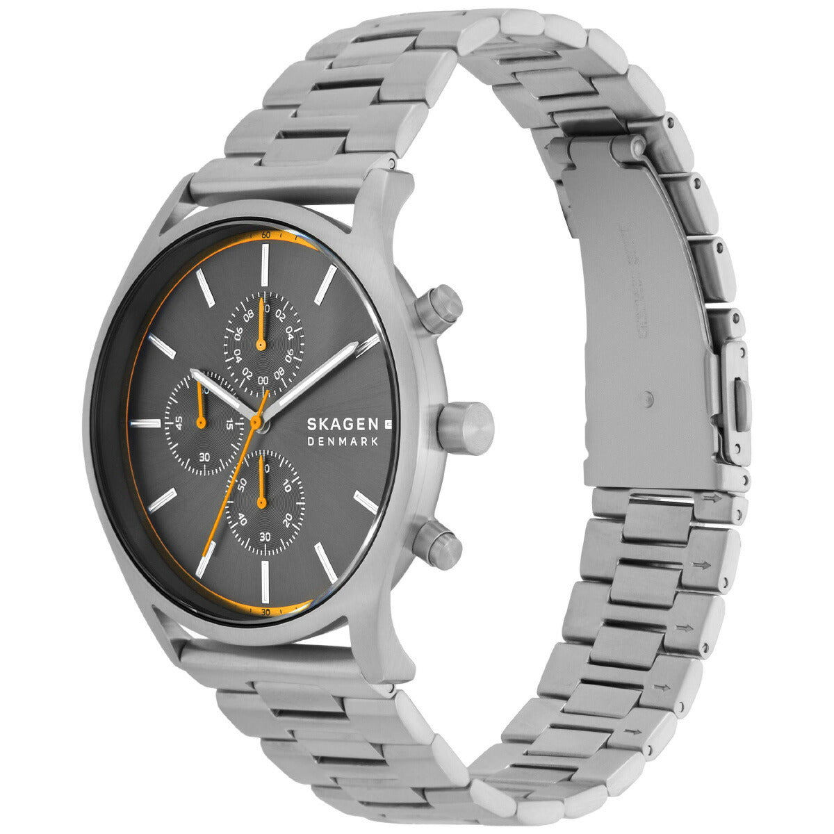 スカーゲン SKAGEN 腕時計 メンズ HOLST クロノグラフ シルバートーン ステンレススチールウォッチ SKW6926