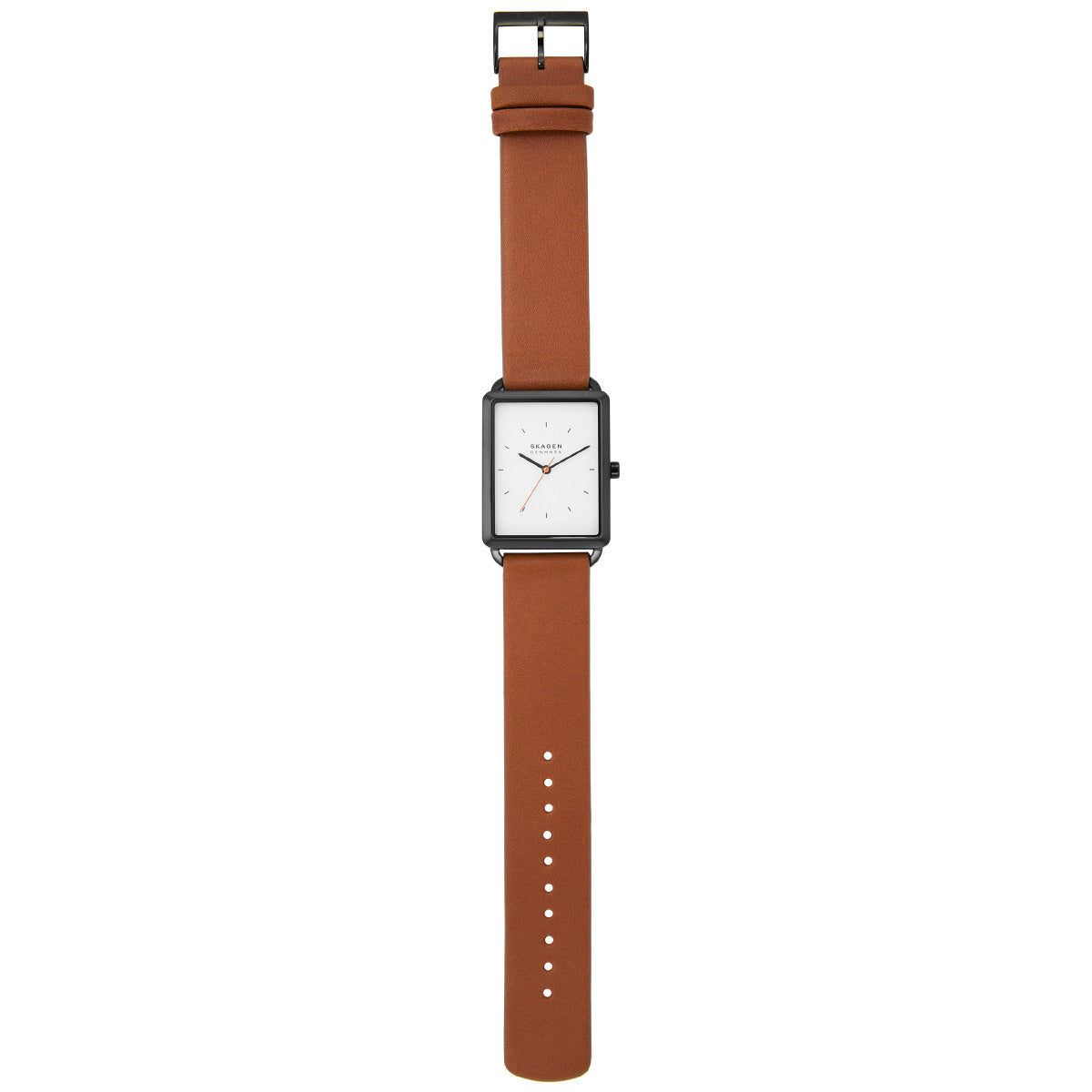 スカーゲン SKAGEN 腕時計 メンズ HAGEN 三針 ブラウン レザーウォッチ SKW6929