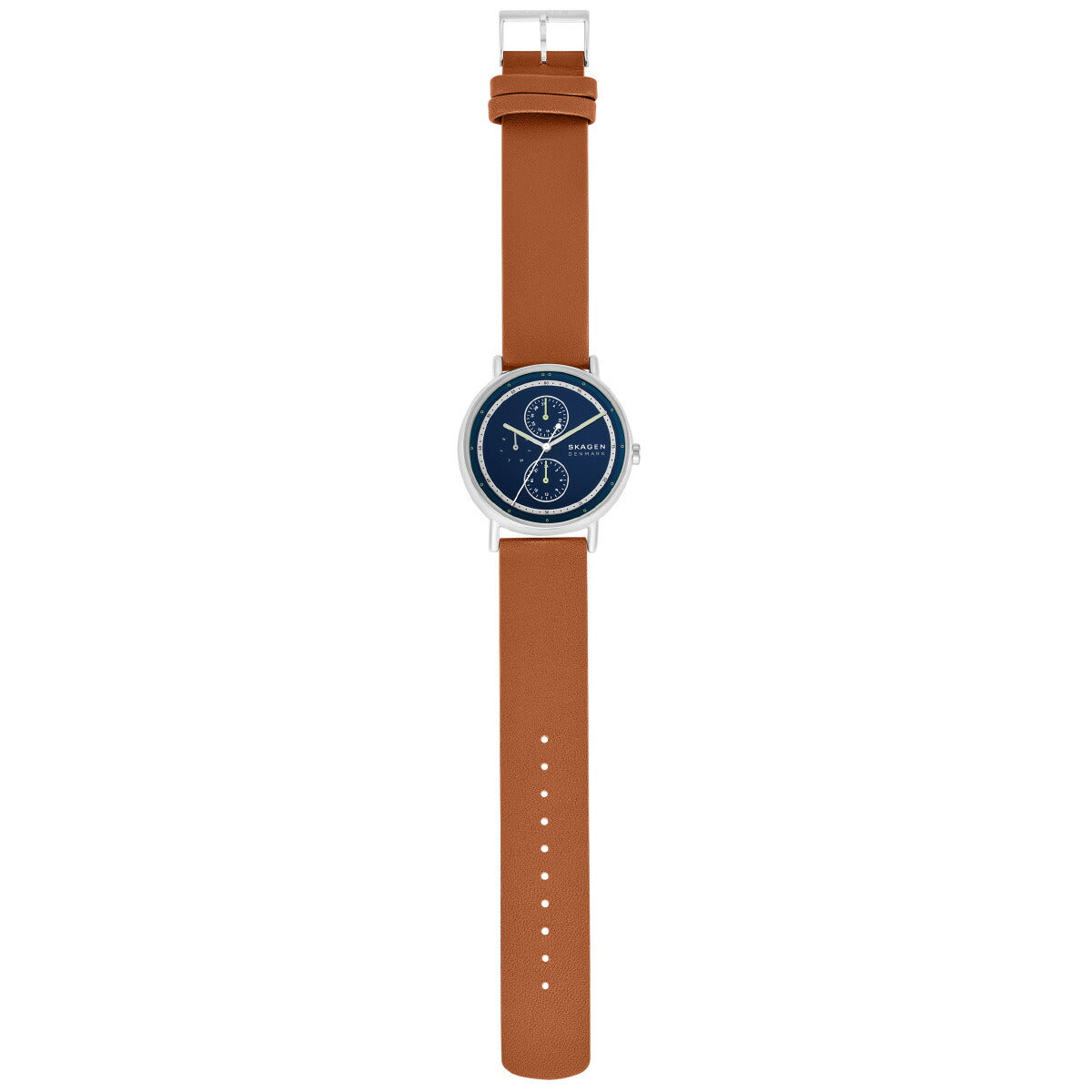 スカーゲン SKAGEN 腕時計 メンズ SIGNATUR マルチファンクション ブラウンレザーウォッチ SKW6943【2025 新作】